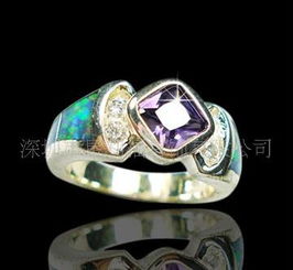 时尚澳宝戒指 纯银925银饰品批发选购指南
